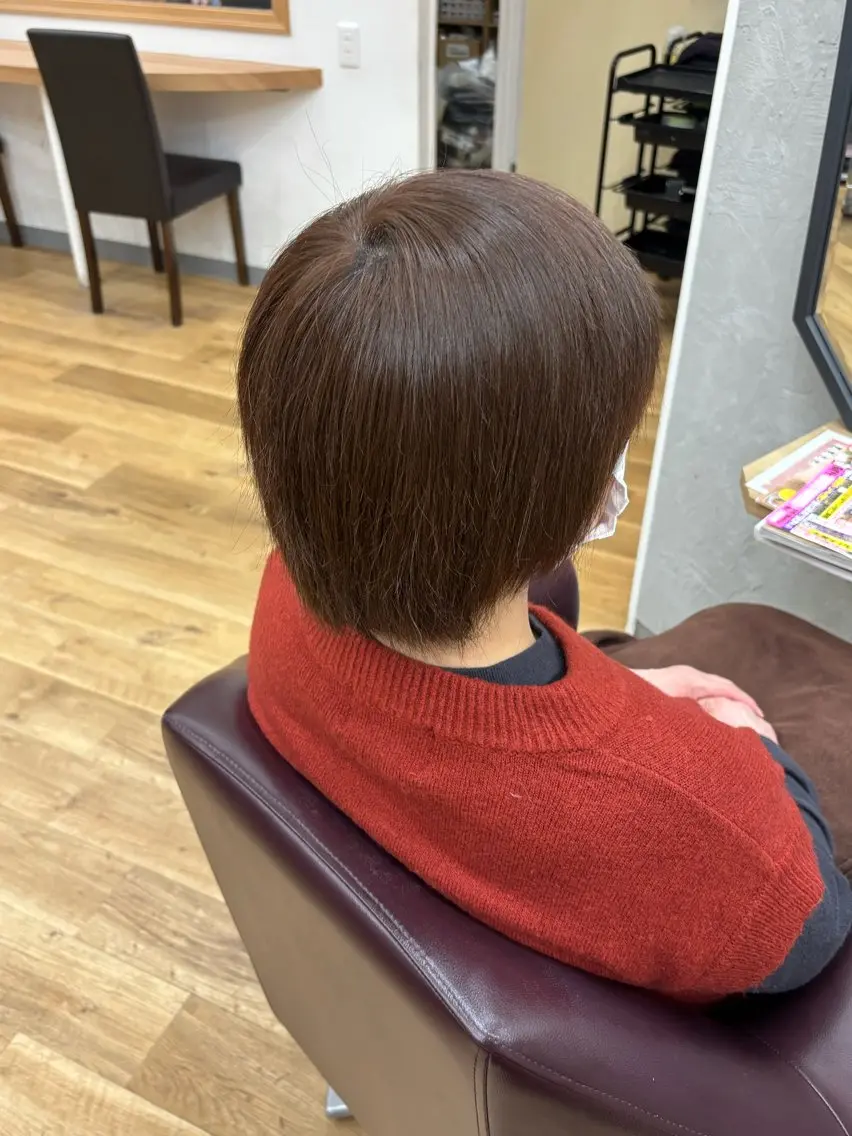 カットandブローの写真