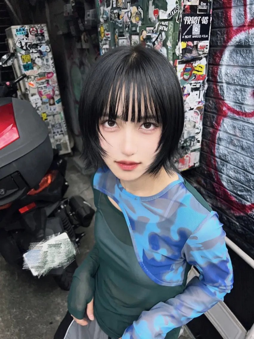 【透明感カラー】🫧小顔カット&ワンカラー&保湿トリートメント🫧の写真