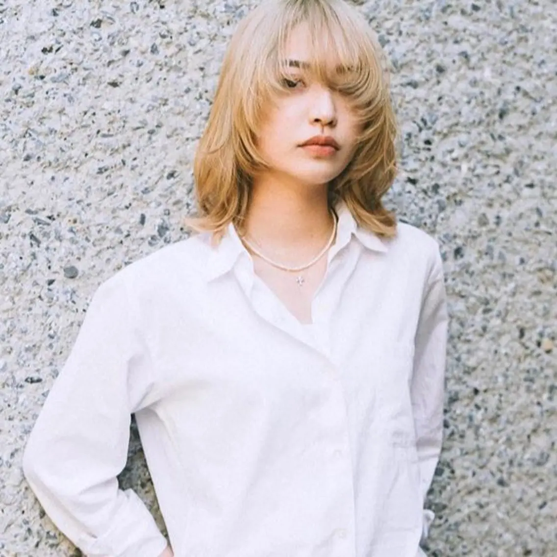 ミディアム カラー ベージュカラー レイヤーカット ウルフカット ﾌﾞﾚｲｽﾞ˚✧₊⁎ ﾚｲﾔｰToriのヘアスタイル