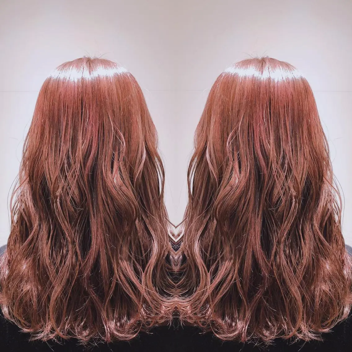 セミロング ヘアカラー トリートメント 店長✨レイヤー✖️ 髪質改善✖️韓国ヘアのヘアスタイル