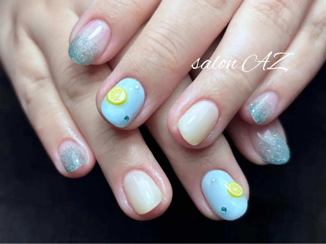ネイル オフィスネイル ハンドネイル salon AZのネイルデザイン
