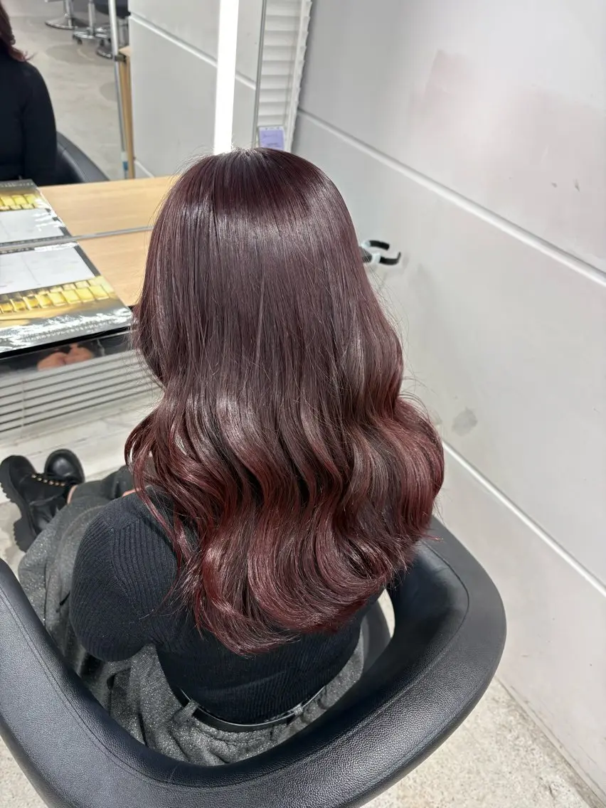 ロング ヘアカラー miku/ラベンダー 透明感カラー🪻❤︎のヘアスタイル