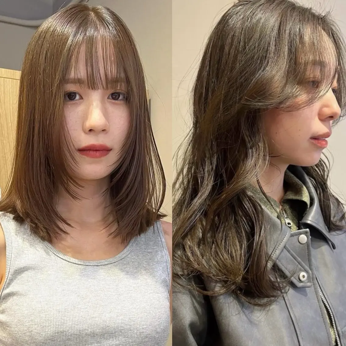 ロング カラー ベージュカラー レイヤーカット 縮毛矯正/レイヤー /kirara🌼のヘアスタイル