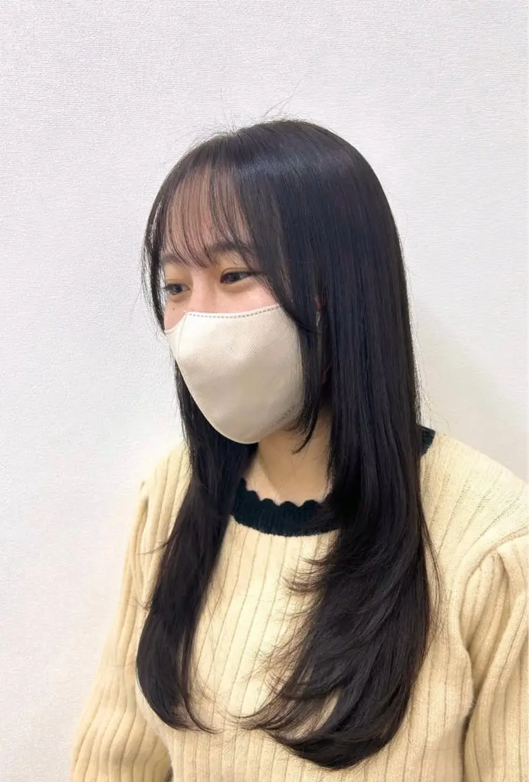 【手触り最高◎】プレミアム艶カラー+トリートメント+ナノバブル美髪ケアの写真