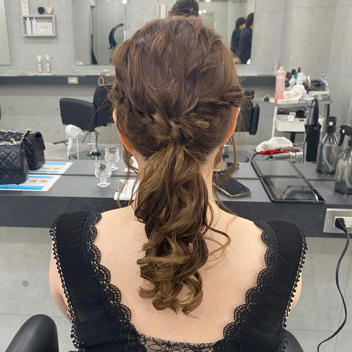 ロング カラー ヘアアレンジ ヘアセット Endearing 🌟銀座のヘアスタイル