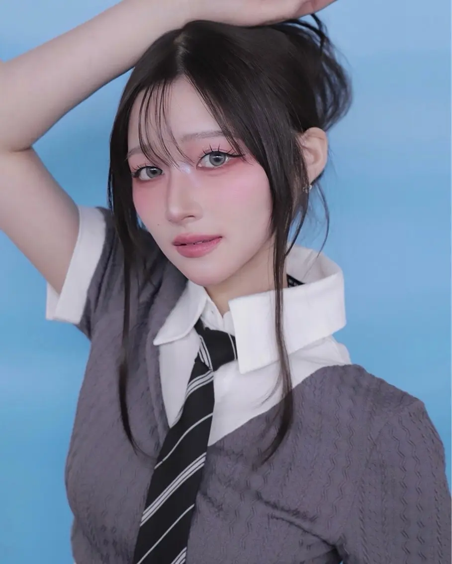 【🇰🇷韓国アイドルメイクアップ💖】 K-popのイベント前やデート前に💝の写真