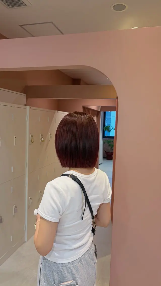 ショート カラー カット ヘアカラー 聖菜/ hina /レイヤー/艶カラーのヘアスタイル
