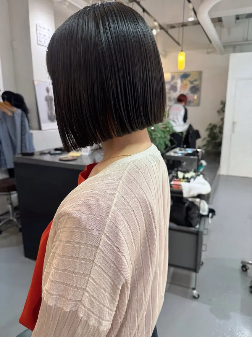 ショート カラー ボブ カット 縮毛矯正 トリートメント ooit 【オーイット】のヘアスタイル