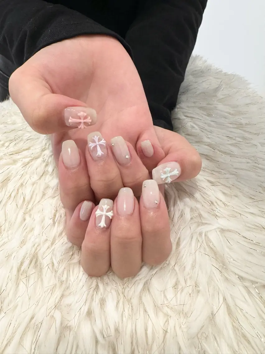 ネイル パステルネイル シンプルネイル byeol nailのネイルデザイン