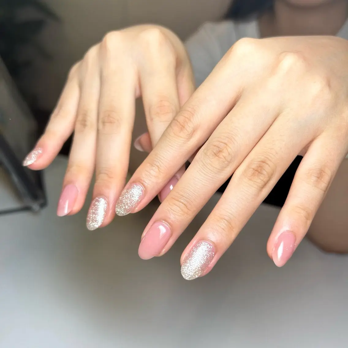 ネイル ワンカラーネイル ten nail salon　かえでのネイルデザイン