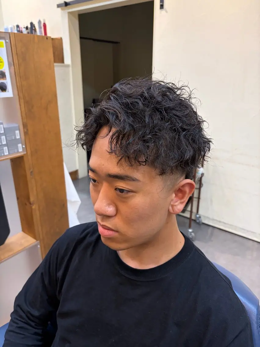 ショート パーマ カット パーマ 川合 泰世のヘアスタイル