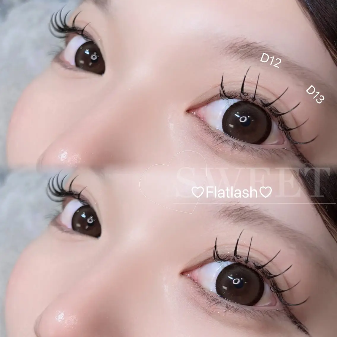 マツエク・マツパ フラットラッシュ OLIVIA 小川のマツエク・マツパデザイン