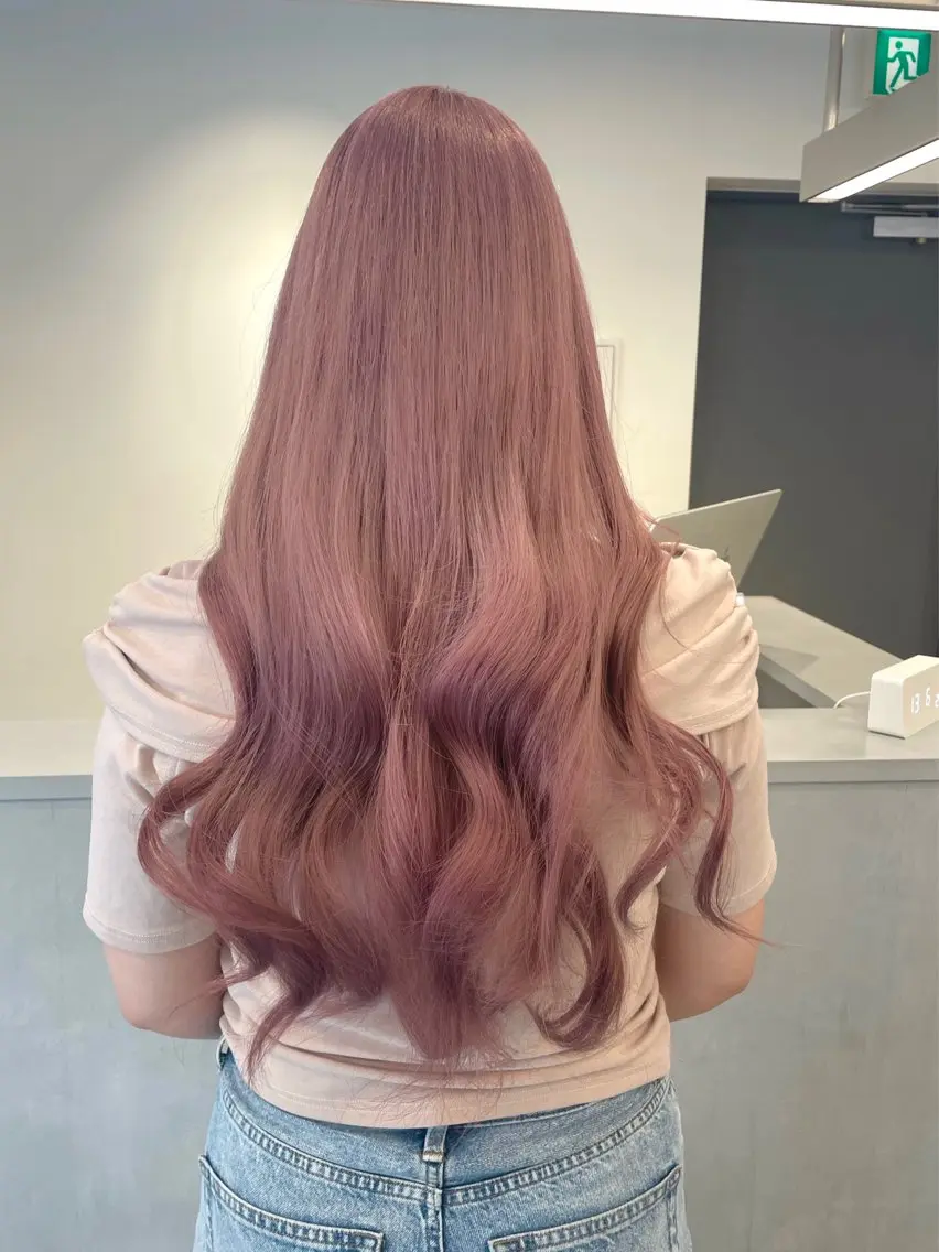ロング ヘアカラー トリートメント ♡似合わせハイトーン ♡maiのヘアスタイル