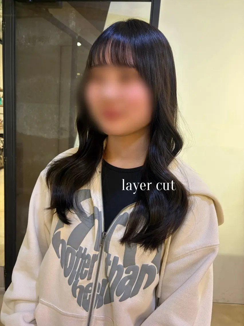 ロング レイヤーカット にかいどうさよ /札幌美容師のヘアスタイル