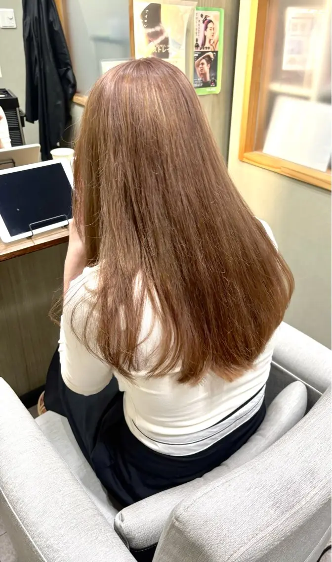 カット+ブリーチありダブルカラー+1stepトリートメント💫の写真