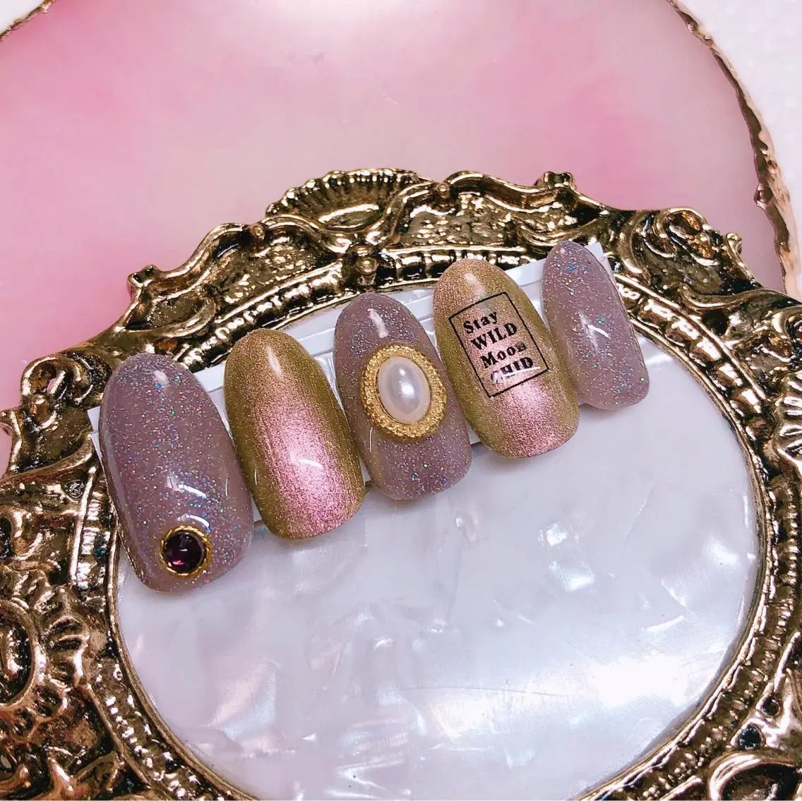 ネイル ハンドネイル CROWN プライベートサロンのネイルデザイン