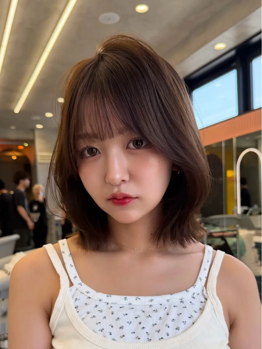 ミディアム カラー カット ヘアカラー トリートメント 🍀小川大輔🍀 ボブ/ブリーチ🥇のヘアスタイル