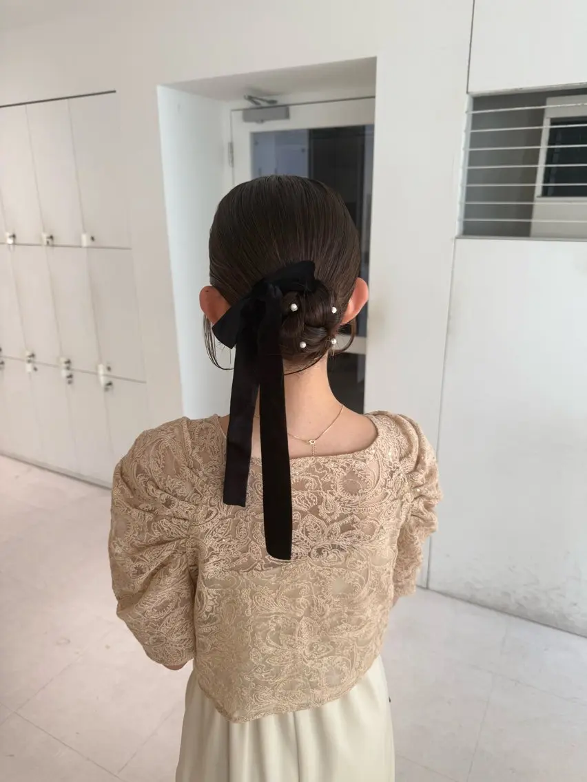 ヘアアレンジ ヘアセット yumea ⠀のヘアスタイル
