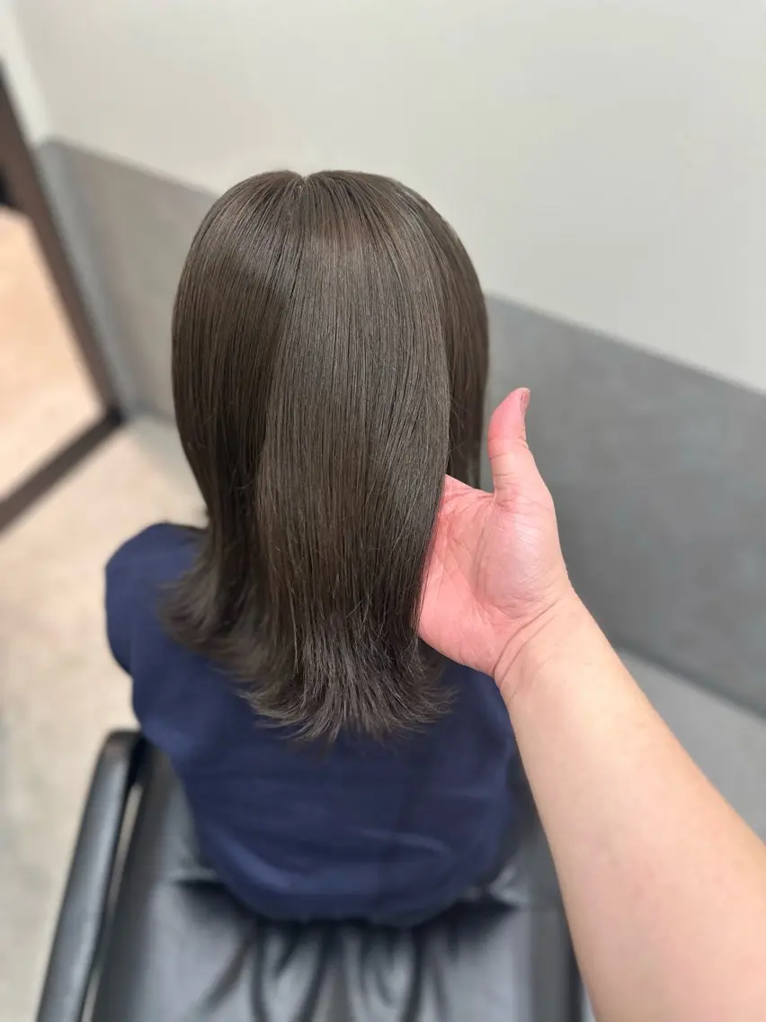 ミディアム カラー ヘアアレンジ カット ヘアカラー 美髪透明感特化｜ なおき｜池袋美容師のヘアスタイル