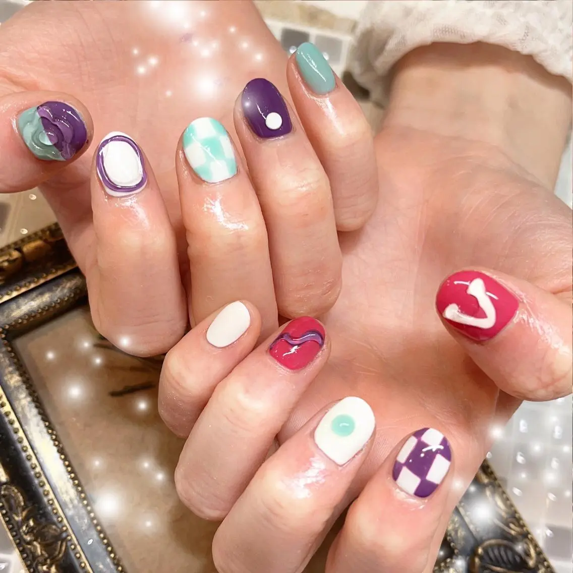 ネイル 持ち込み nailist yuiのネイルデザイン