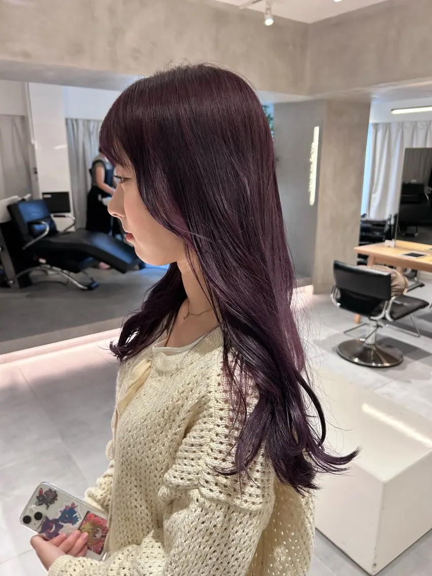 ロング カラー 🪞透け感&韓国ヘア 🪞honokaのヘアスタイル