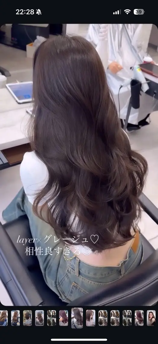 ロング なつき🎀韓国 styleのヘアスタイル
