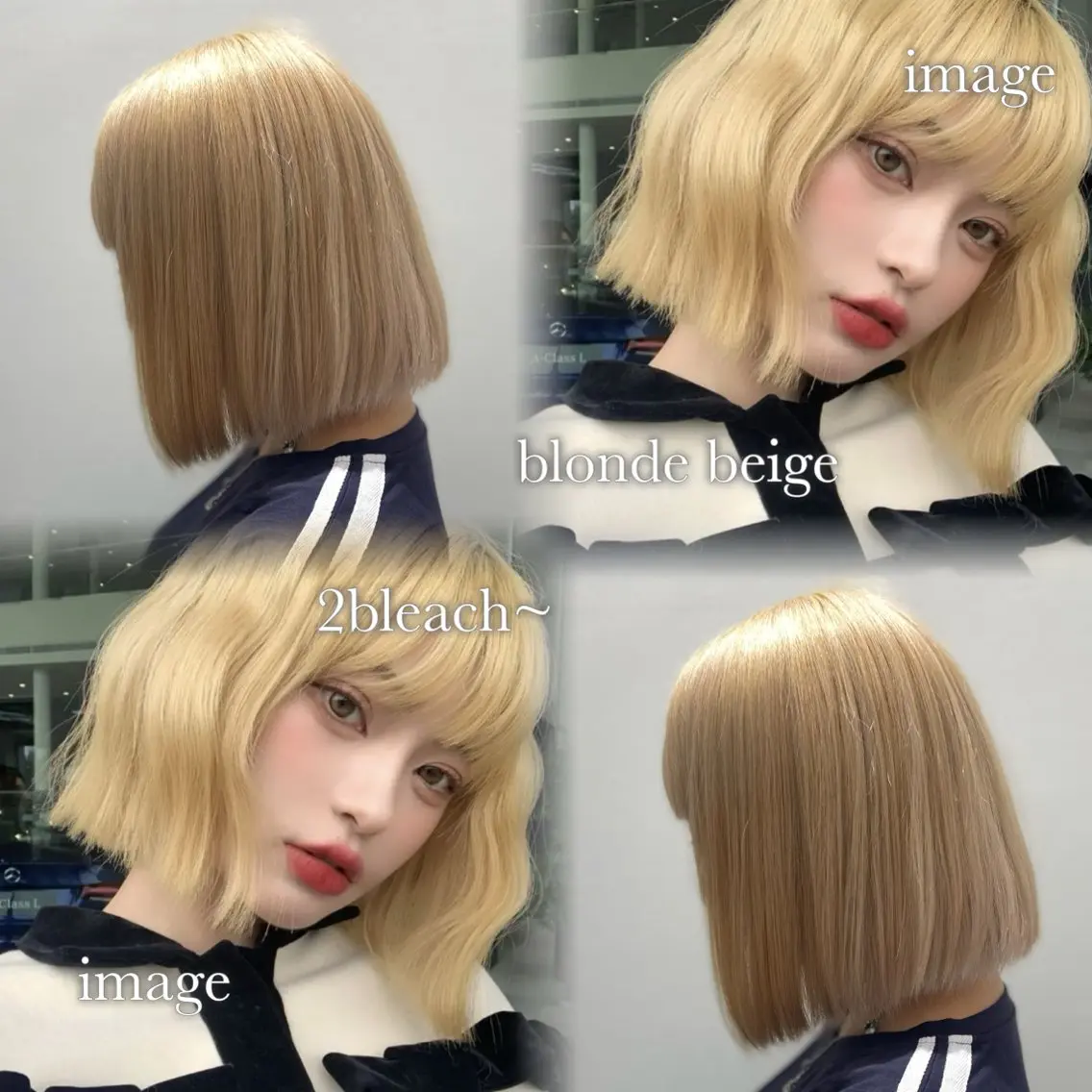 ロング カラー 色落ち綺麗🩰ハイ トーン🎀RINKAのヘアスタイル