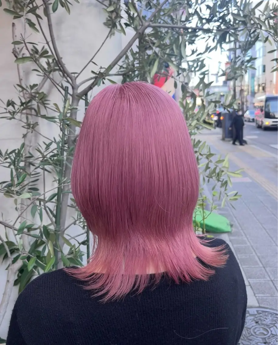 ショート ヘアカラー トリートメント ヘッドスパ 角田 満帆のヘアスタイル