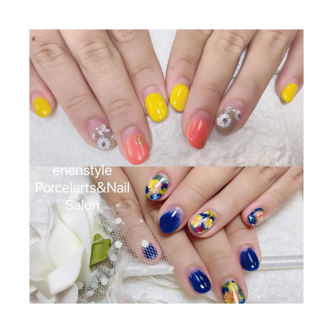 ショート ネイル ハンドネイル 🐾enen style 🐾のネイルデザイン