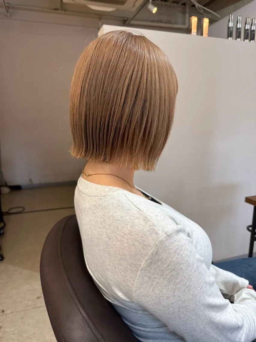 ショート ボブレイヤー ボブ 韓国風ヘア レイヤーカット ショートヘア ✨髪質改善美髪矯正✨ ボブ/韓国レイヤー✨のヘアスタイル