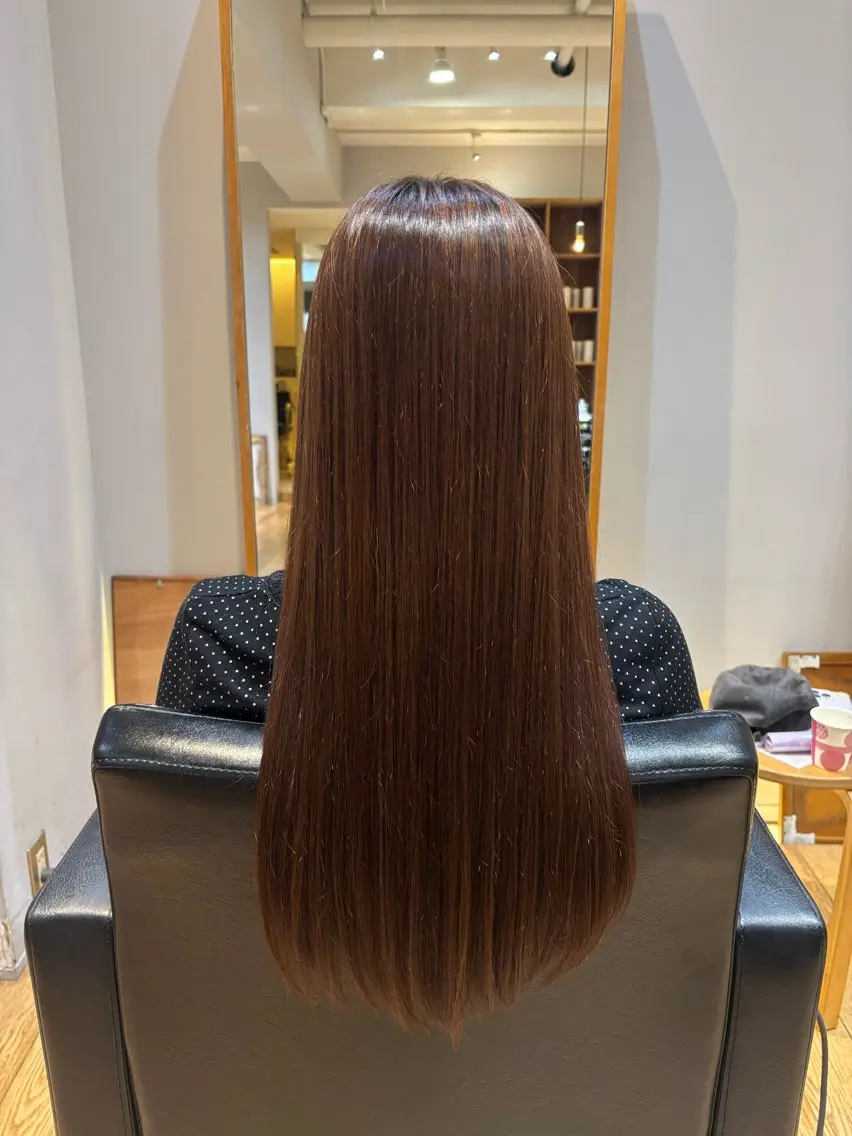 パーマ 透明感カラー🩵 かのは🐰🪽のヘアスタイル