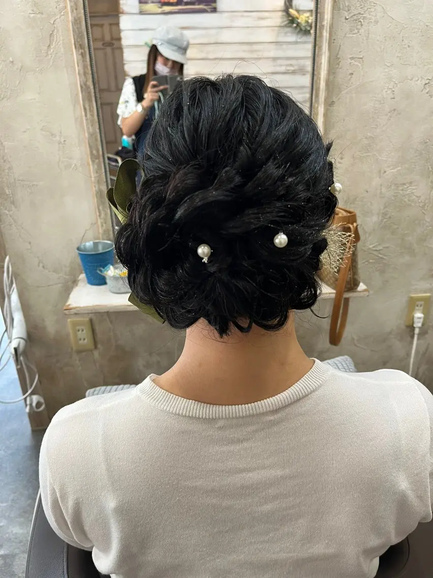 ロング ヘアセット Atelier 大内のヘアスタイル