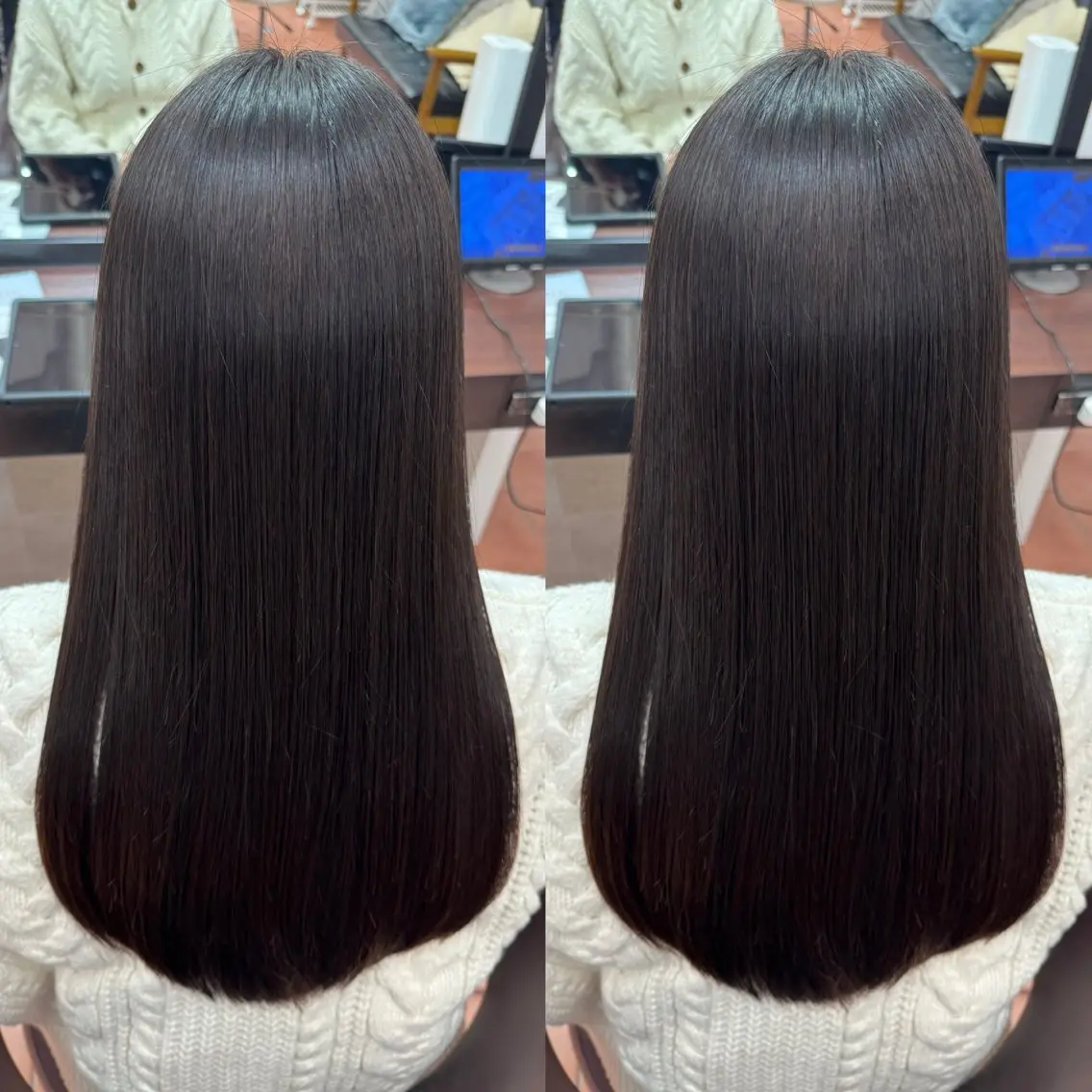 ロング パーマ 縮毛矯正 美髪透明感🫧三澤 廉 M.SLASHのヘアスタイル