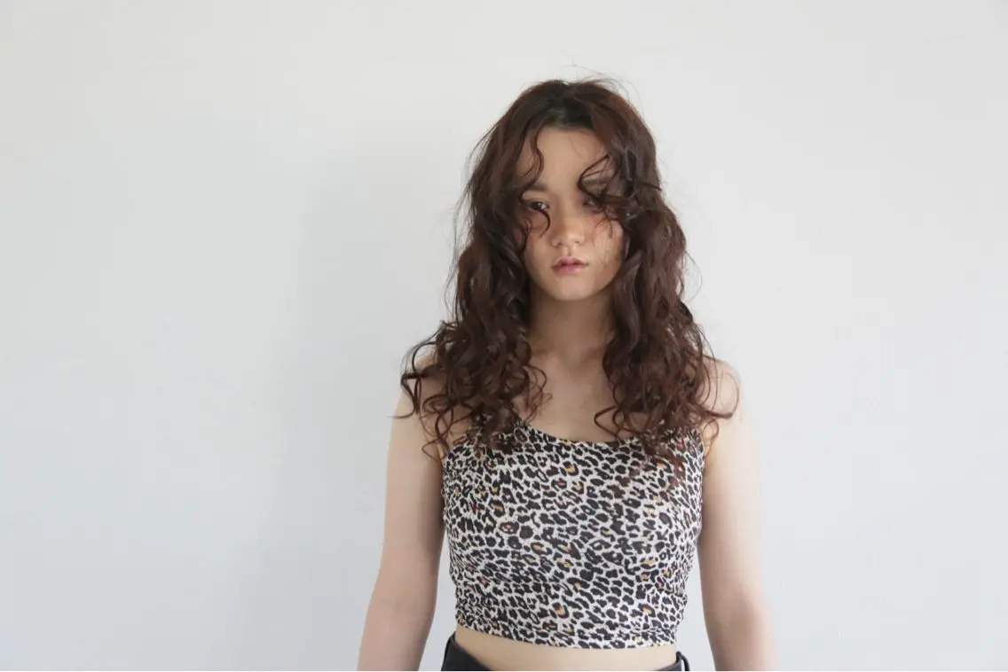 ロング パーマ ヘアセット ナルカワ アユミのヘアスタイル