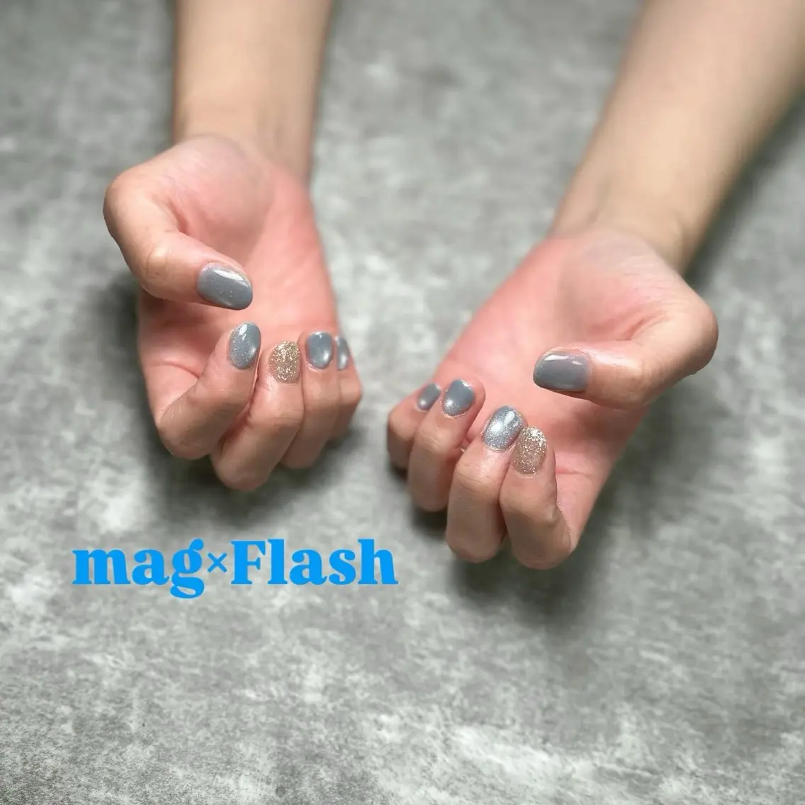 ネイル フラッシュネイル マグネットネイル ♡ asamiのネイルデザイン