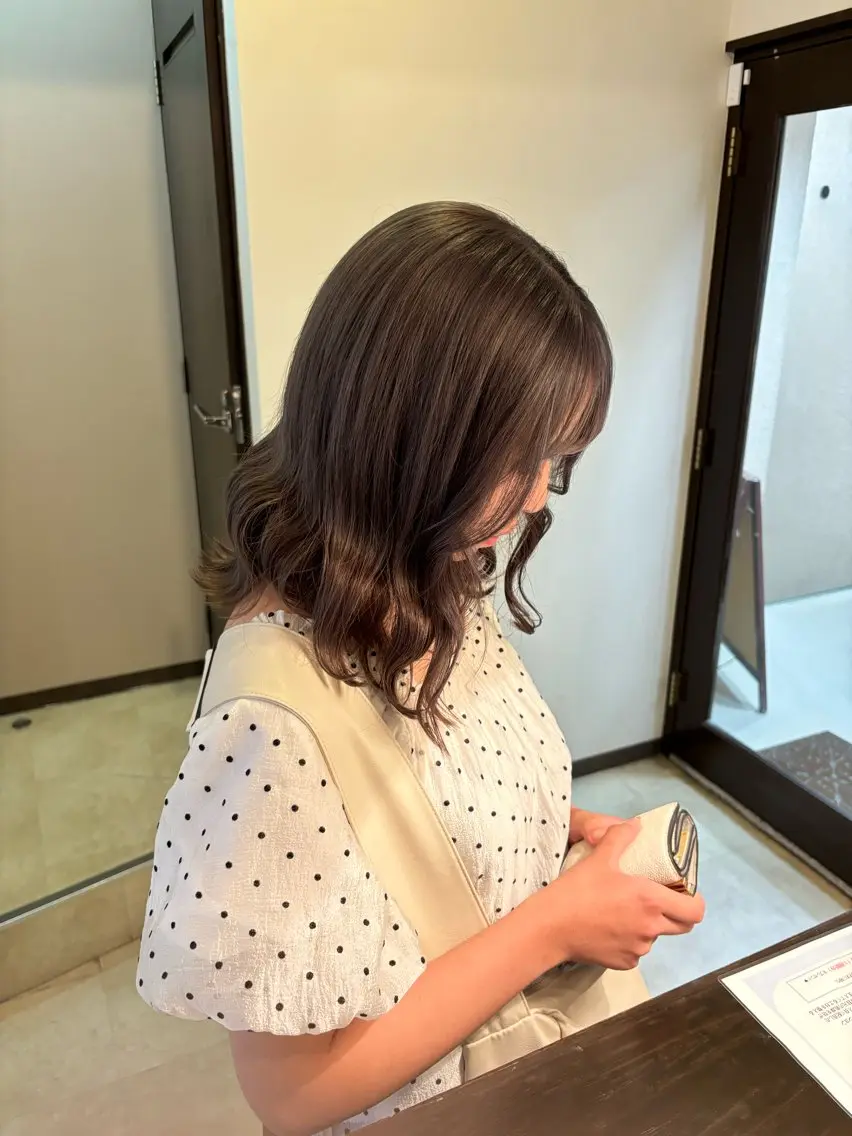 ヘアカラー🥣60%off＋プレミークトリートメントの写真