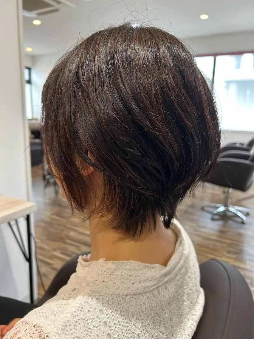 ショート ショートヘア 高木 瑶子のヘアスタイル