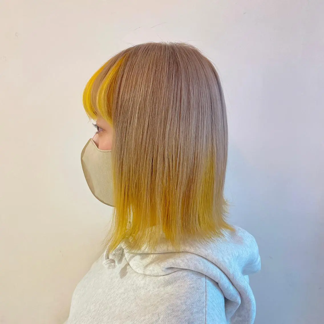 ミディアム カラー バレイヤージュ ブリーチ ケアブリーチ ダブルカラー イヤリングカラー ヘアカラー トリートメント ブリーチの神 KYONのその他イメージ