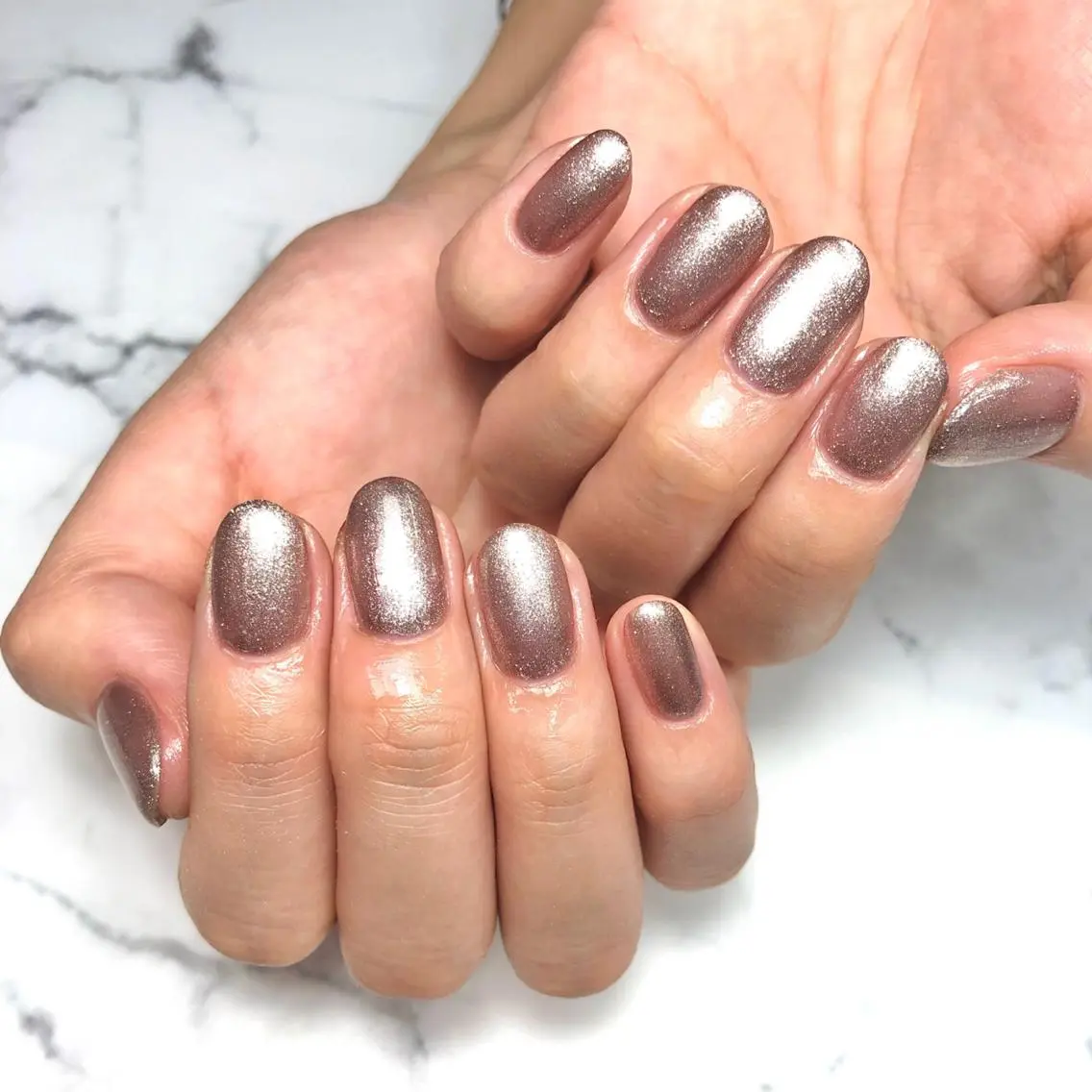 ネイル アートネイル ラメ(グリッター) マグネットネイル ミラーネイル 持ち込み ハンドネイル NAIL NOWのネイルデザイン