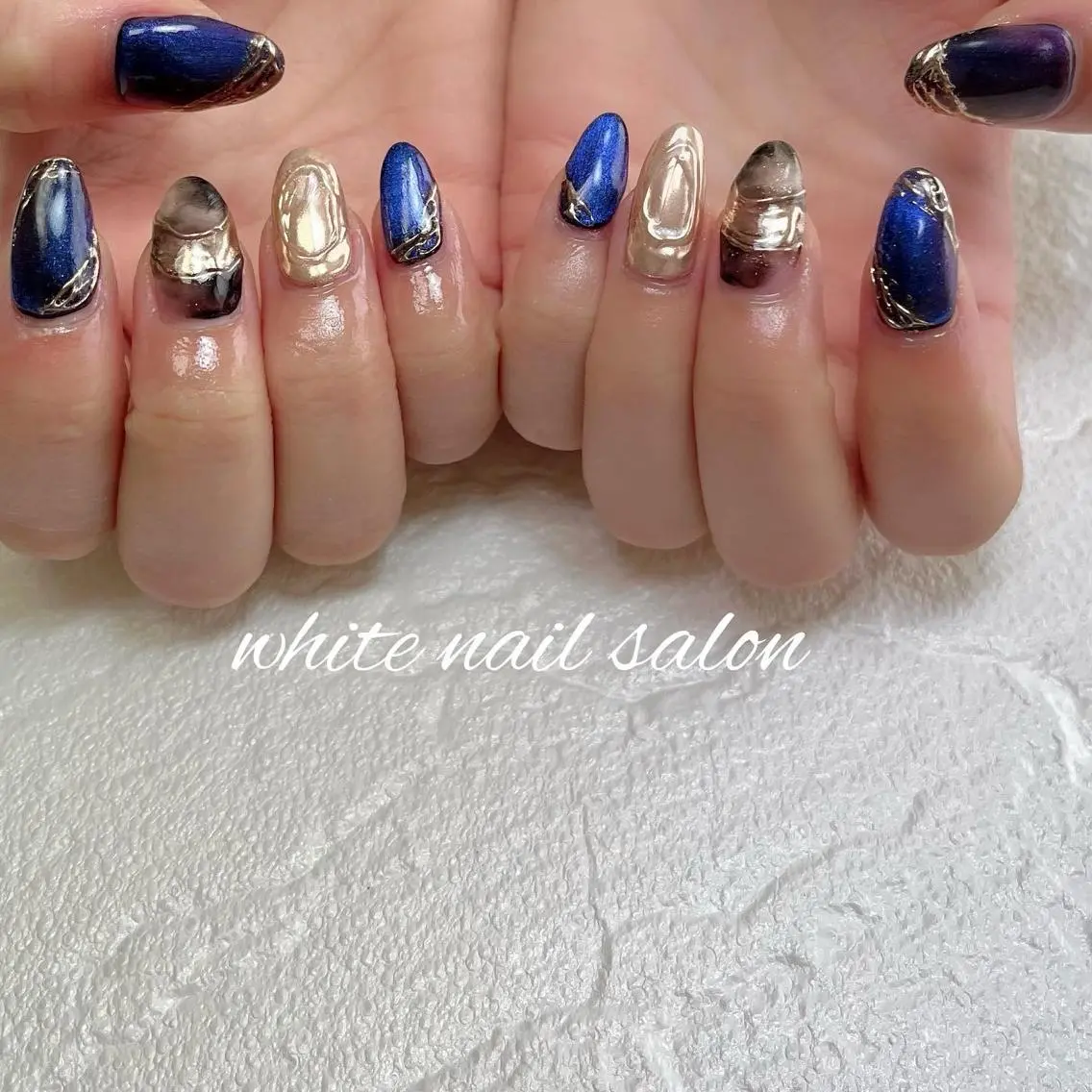 ネイル フットネイル ジェルネイル ハードジェル ラメ(グリッター) 持ち込み ハンドネイル white nail salonのネイルデザイン