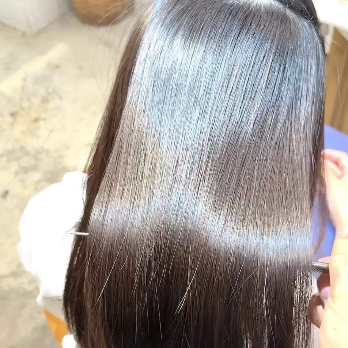 ロング カット ヘアカラー 縮毛矯正 縮毛矯正/艶髪🦋 髪質改善　ゆうとのヘアスタイル