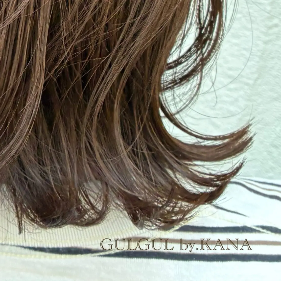 ミディアム 島袋カナ🪞 カラー × 髪質改善のヘアスタイル