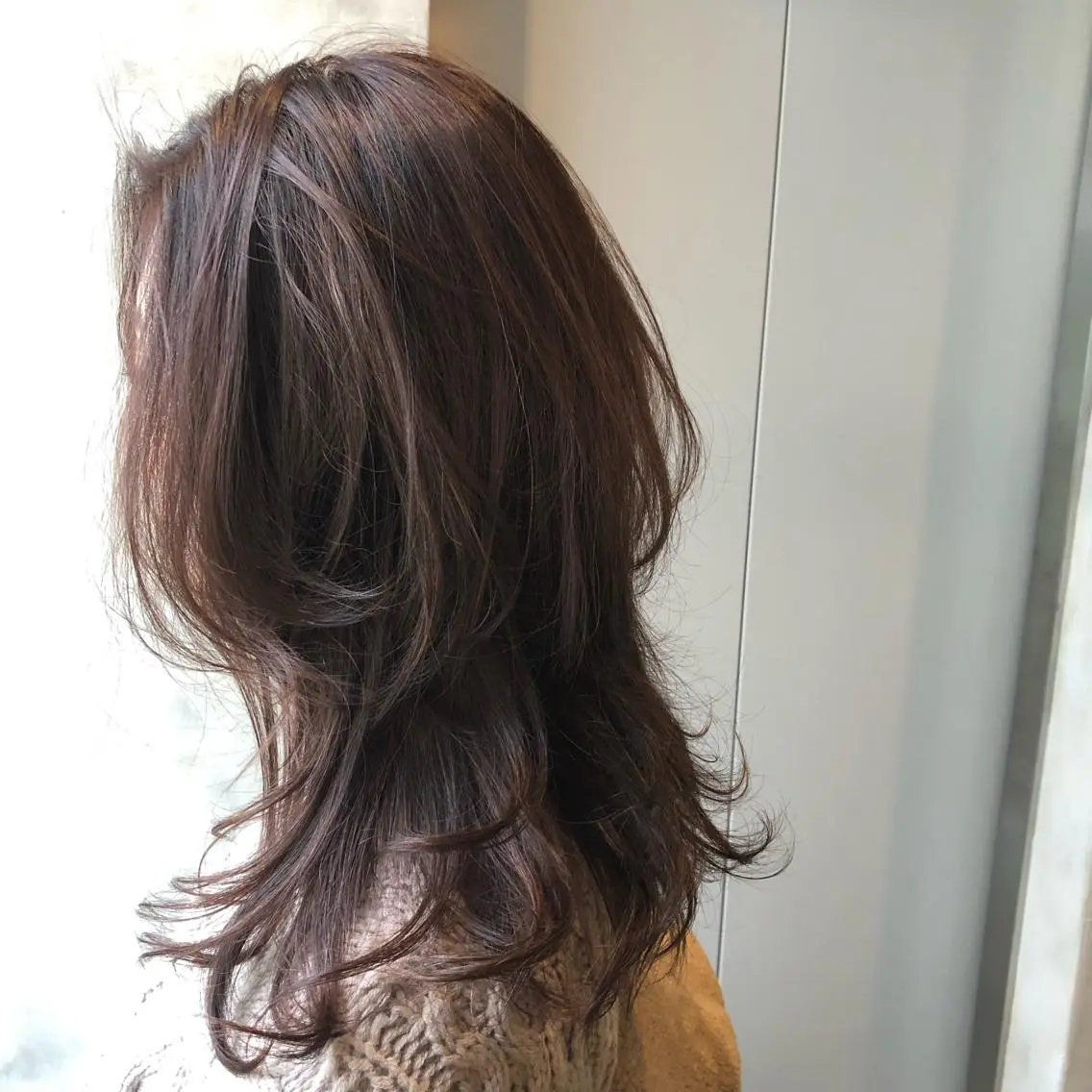 セミロング パーマ クドウレイ fifth神南のヘアスタイル