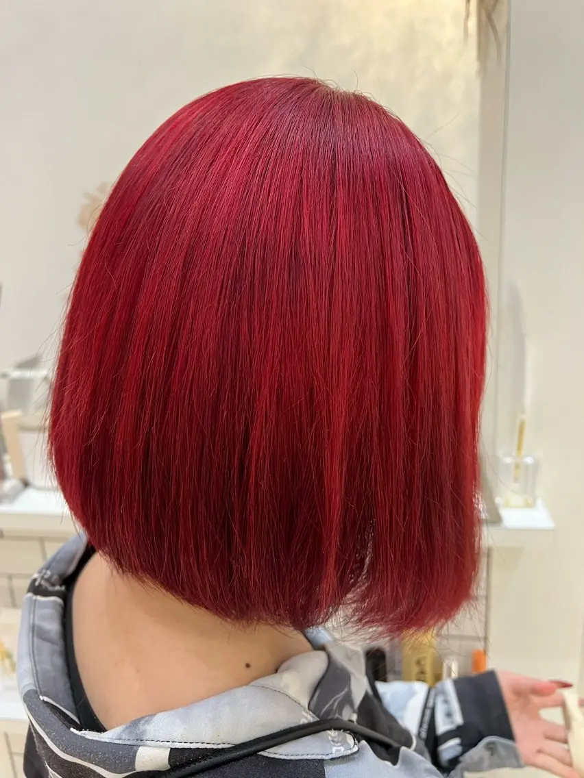 ミディアム カラー パーマ ヘアアレンジ メンズ ヘアカラー 堀井 凌平のヘアスタイル