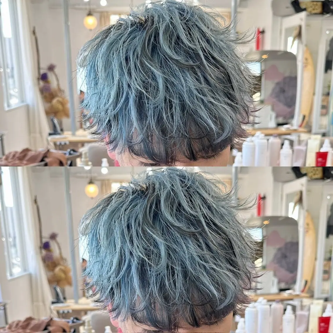 ショート カラー パーマ メンズ YUIMARL/ HIROTOのヘアスタイル