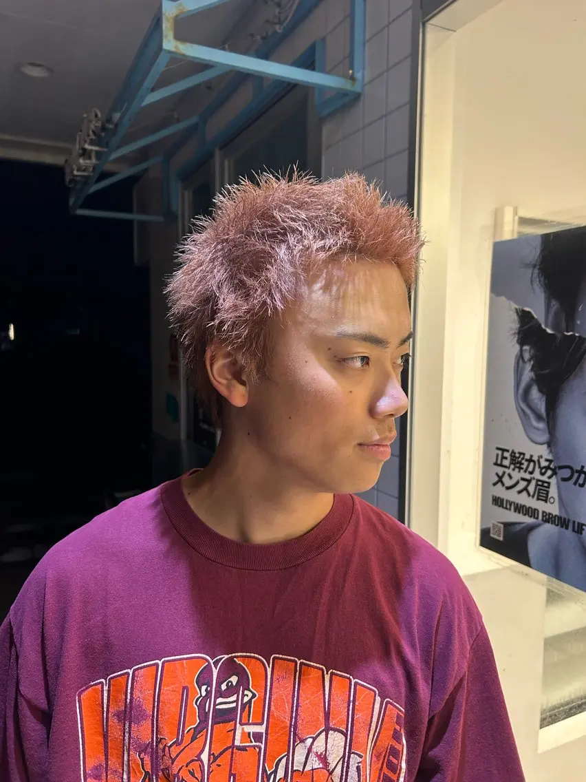 メンズ アダチ ヒナタのヘアスタイル