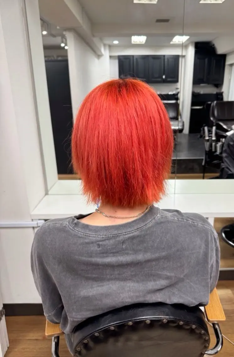 カラー メンズ 三原 賢二 【縮毛矯正】のヘアスタイル