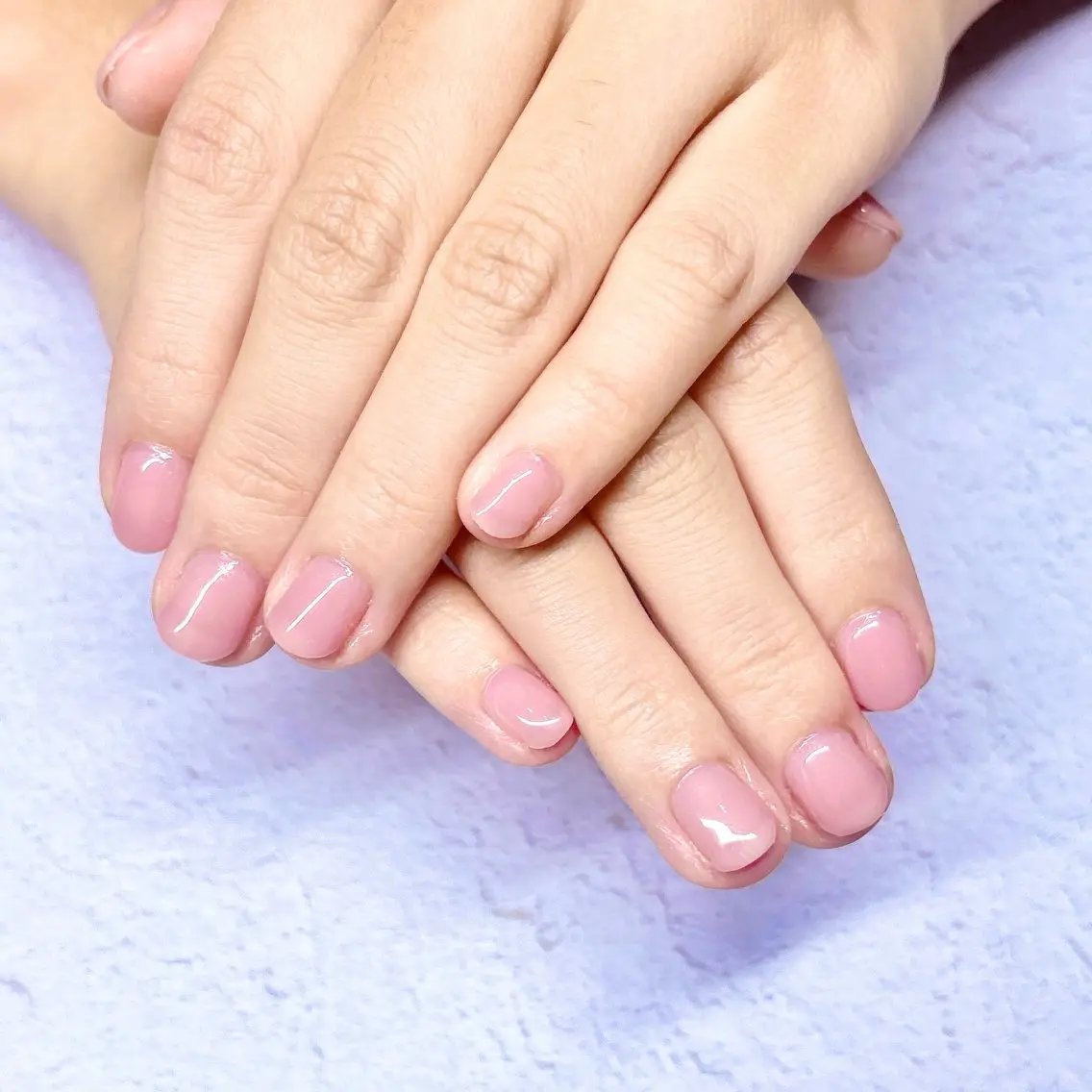 ネイル シンプルネイル ハンドネイル ハンドケア MYu Beauty Salon  MAIのネイルデザイン