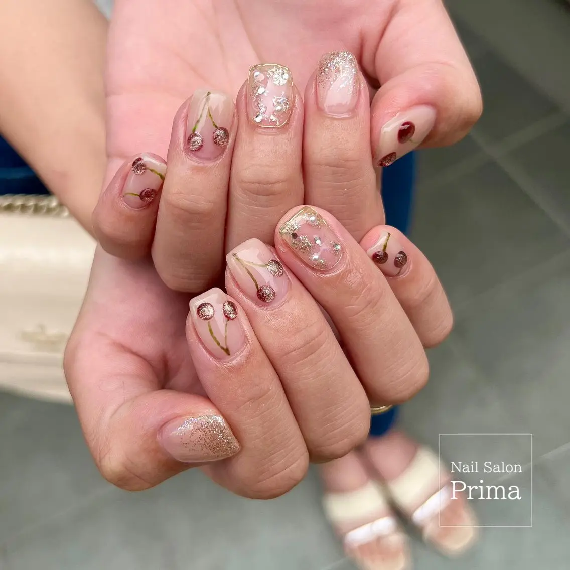 ミディアム ネイル SalonPrima 西院Nail&Eyeのネイルデザイン