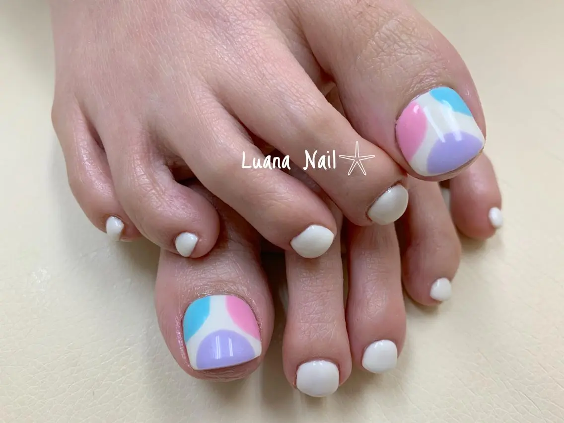 ネイル フットネイル BeauJu by Luana Nailのネイルデザイン